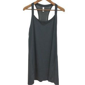 GAP Body Fit sz Small Athleisure Dress Racerback Yoga Weekends Stretch Grey